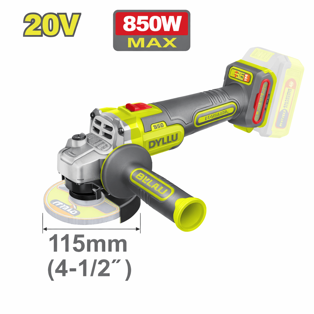 Polizor unghiular 115mm cu acumulator 850W DYLLU DTLAP5421